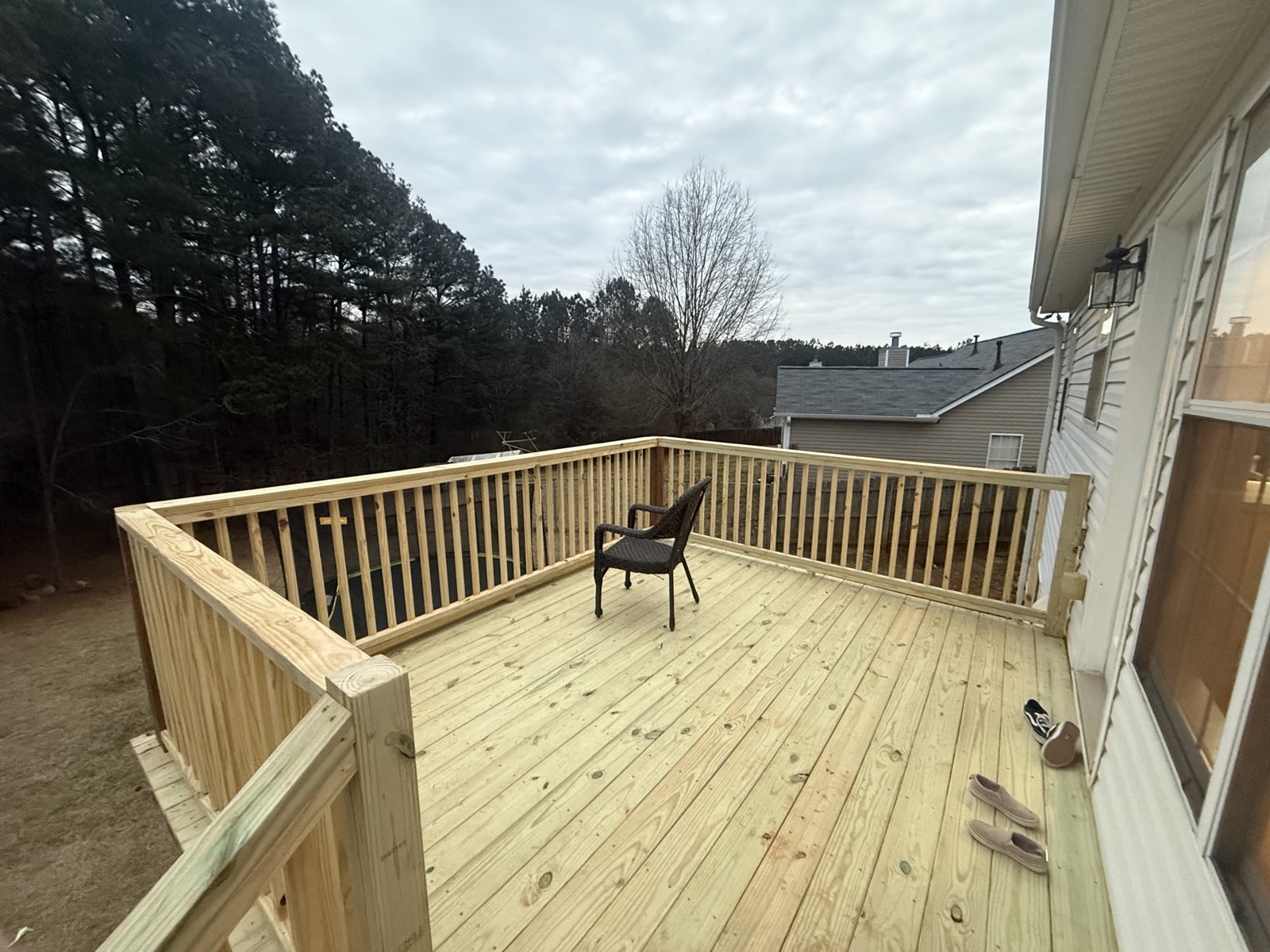 New backyard deck